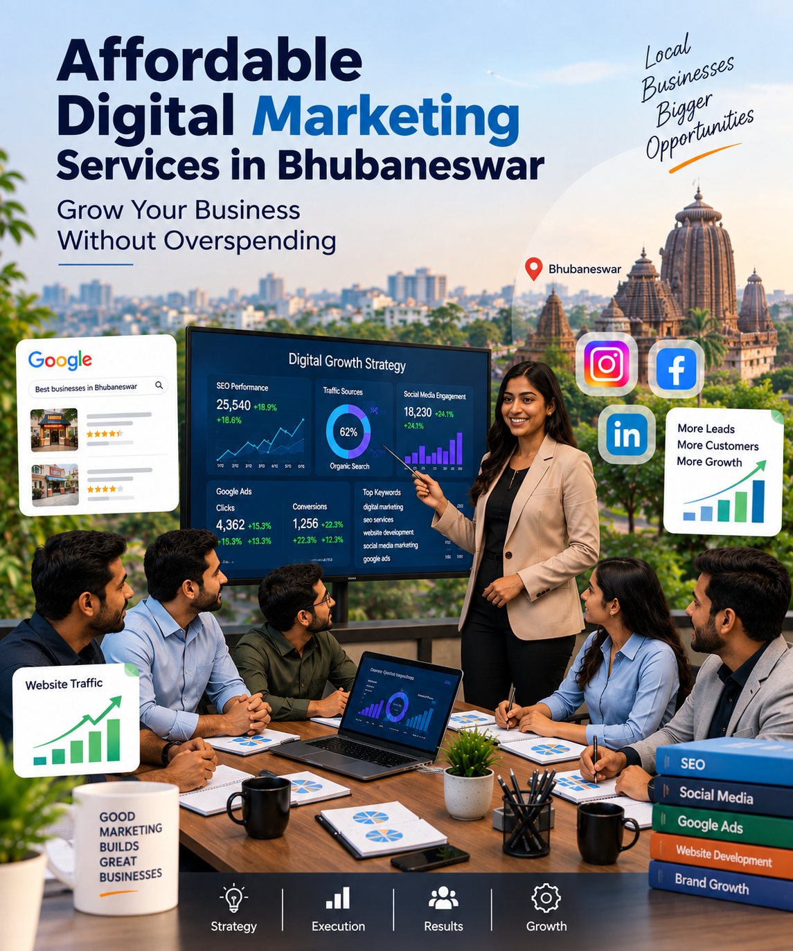Affordable digital marketing services in Bhubaneswar for business growth