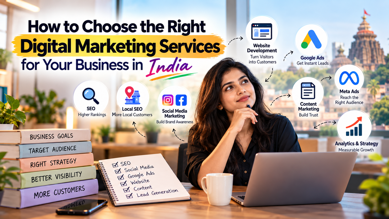 How to choose digital marketing services for a business in India